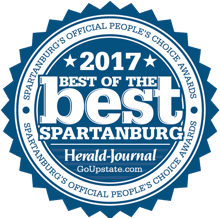 2017 Best of the best spartanburg's official peoples choice award by herald journal