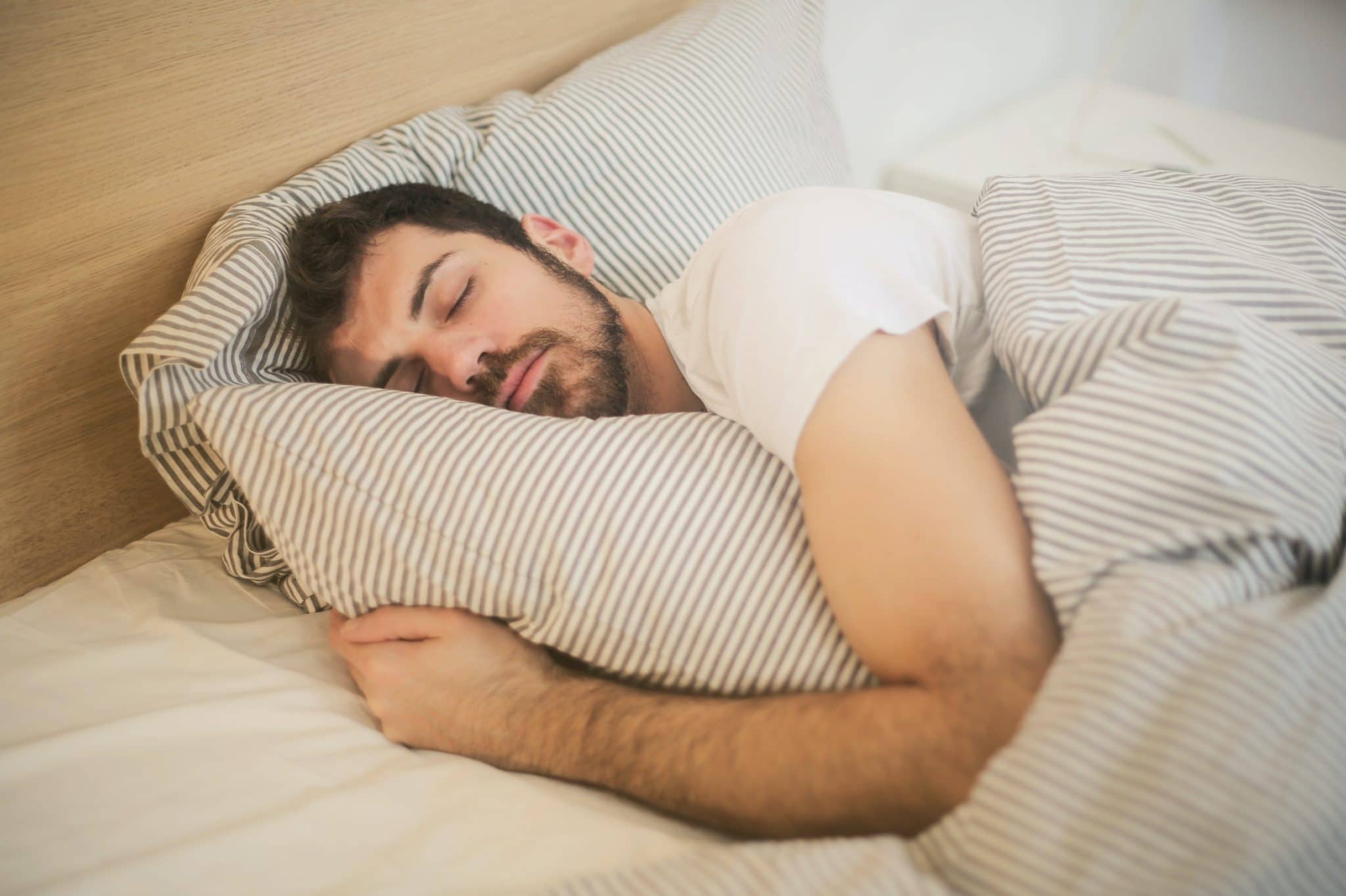 Man sleeping.